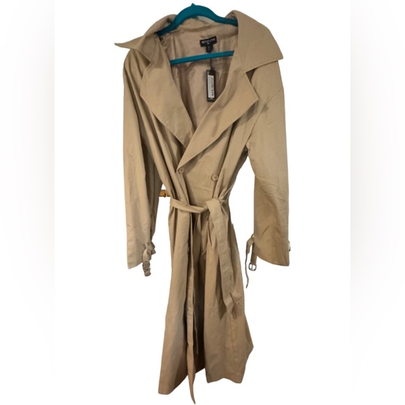 Pretty little thing camel trench coat - Picture 2 of 8